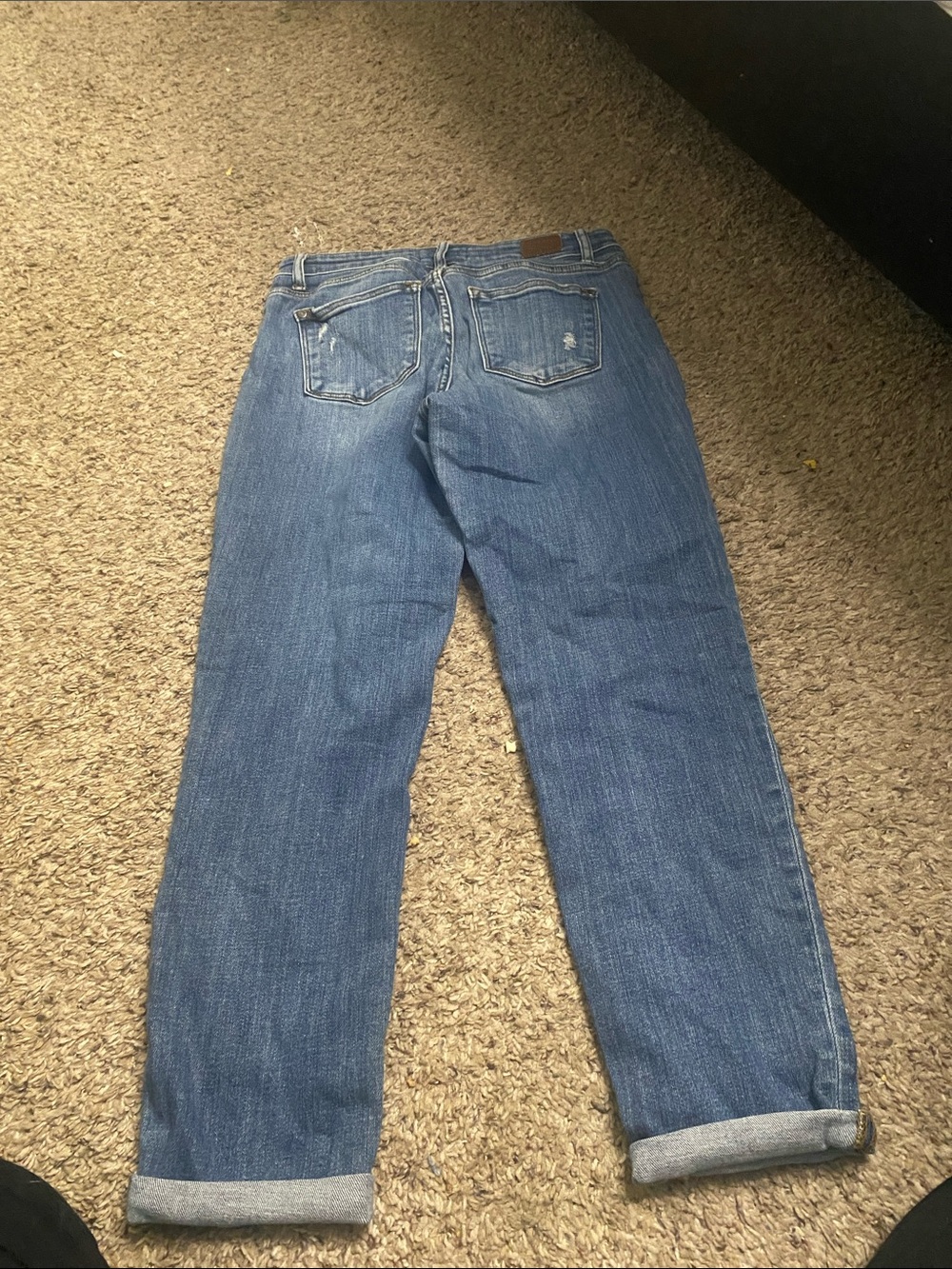 Judy Blue Men's Relaxed Straight-Leg Jeans in Blue Wash